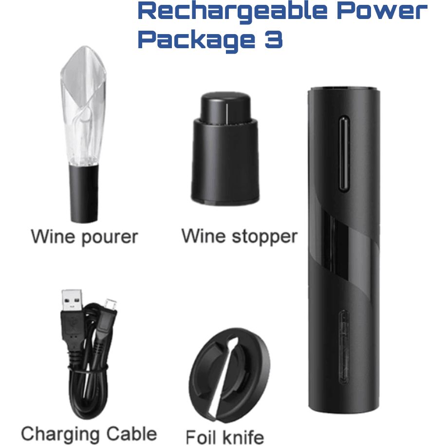 Rechargeable Electric Wine Bottle Opener - ViralAndTrends