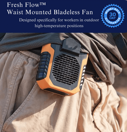 Fresh Flow™ Waist Mounted Bladeless Fan - bargainmarvel