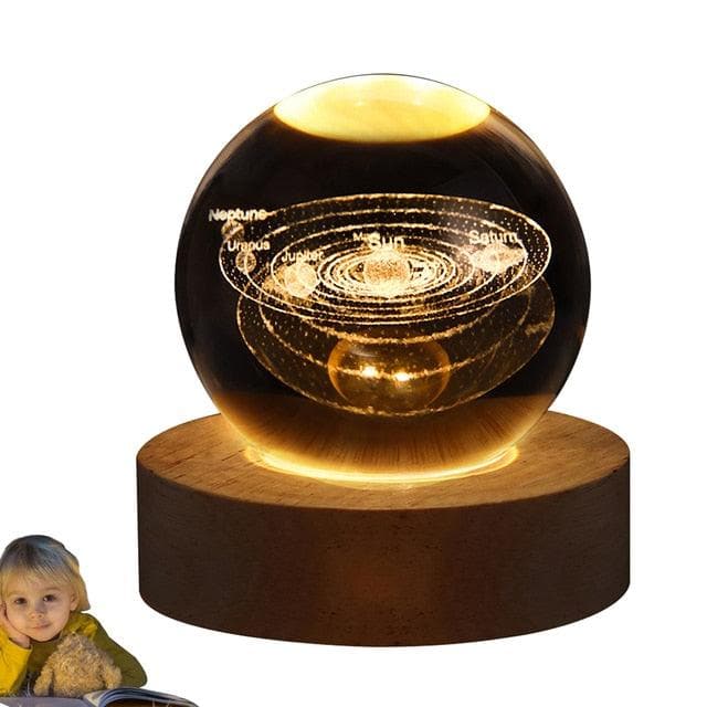 Glowing Crystal Ball Night Light - ViralAndTrends