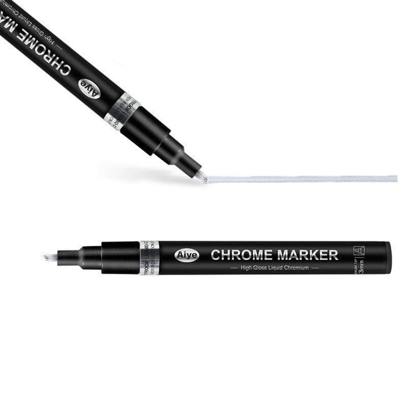 Liquid Mirror Chrome Reflective Paint Pen - ViralAndTrends