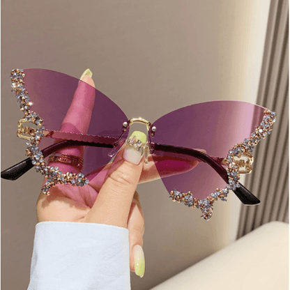 Diamond Butterfly Sunglasses - ViralAndTrends