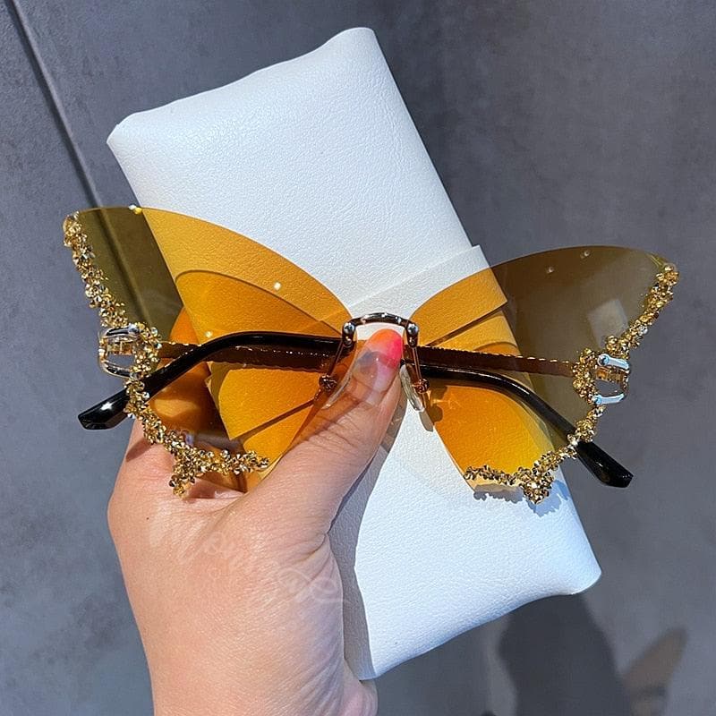 Diamond Butterfly Sunglasses - ViralAndTrends