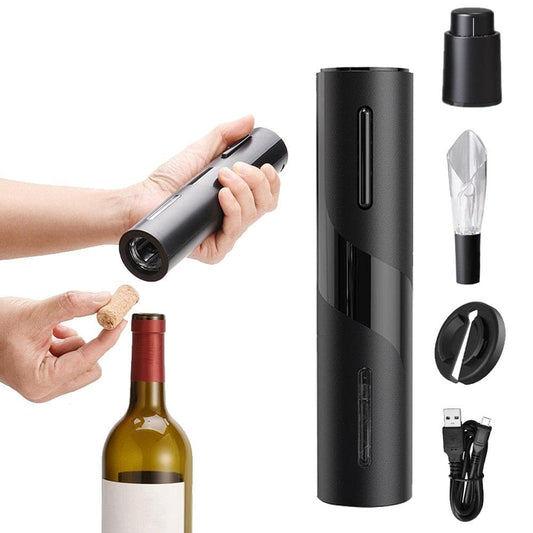 Rechargeable Electric Wine Bottle Opener - ViralAndTrends