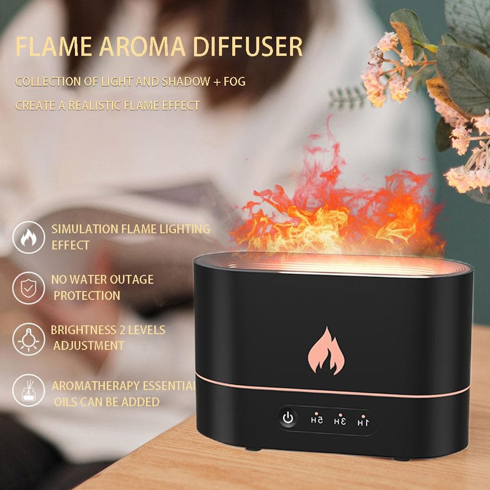 Revitalize Your Senses with our Flame Aromatic Humidifier - ViralAndTrends